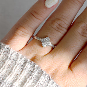 Lucky Ring in Rock Quartz
