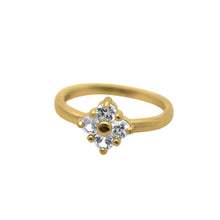 Load image into Gallery viewer, yellow-gold-lucky-clover-diamond-ring
