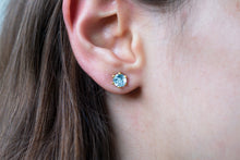 Load image into Gallery viewer, 6mm-gold-aquamarine-stud
