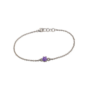 Amethyst-Birthstone-Bracelet