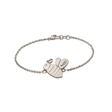 Load image into Gallery viewer, Bee Happy Bracelet in Sterling Silver
