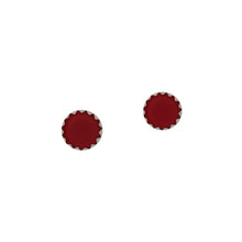 Load image into Gallery viewer,    Carnelian-Cabachon-Earrings
