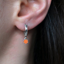 Load image into Gallery viewer, Carnelian-Huggie-Hoop-Earrings

