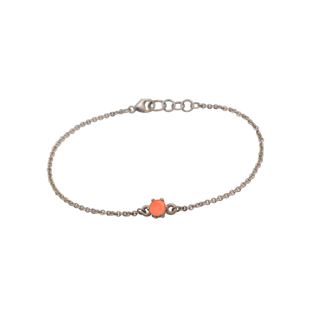 Carnelian-Round-Bracelet