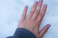 Load image into Gallery viewer, Lucky Clover Ring in Carnelian
