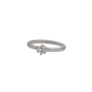    Clear-Quartz-Sterling-Silver-Birthstone-Solitare-Stacking-Ring