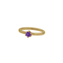 Load image into Gallery viewer, Stacking Amethyst Ring
