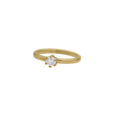 Load image into Gallery viewer, Moonstone-Birthstone-Solitare-Stacking-Ring
