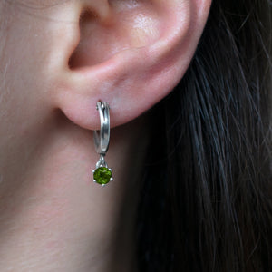 Green-Tourmaline-Huggie-Hoop-Earrings