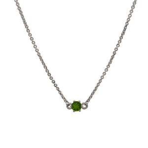     Green-Tourmaline-Birthstone-Necklace