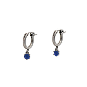 Lapis-Huggie-Hoop-Earrings