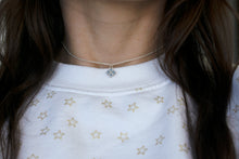 Load image into Gallery viewer, Lucky Clover Choker in Gray Spinel

