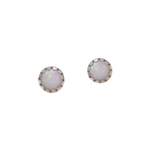Opal-Stud-Earrings