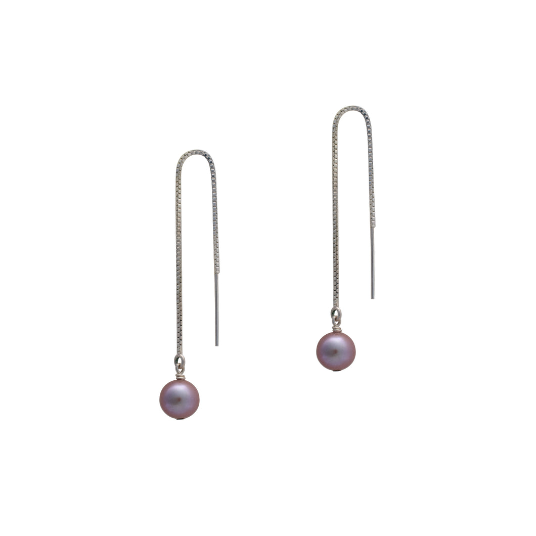 Lilac-Pearl-Threader-Earrings