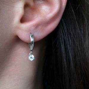 Quartz-Huggie-Hoop-Earrings