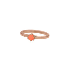 Load image into Gallery viewer, Carnelian-Birthstone-Solitare-Stacking-Ring
