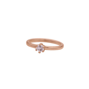 Stacking Morganite Ring