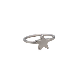 Star Ring in Sterling Silver