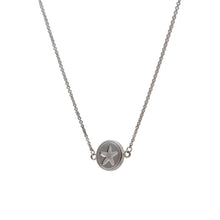 Load image into Gallery viewer, Starfish Circle Necklace in Sterling Silver
