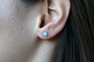 Opal-Stud-Earrings