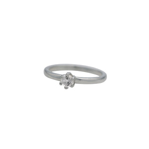    White-Sapphire-White-Gold-Birthstone-Solitare-Stacking-Ring