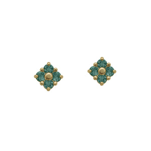    Yellow-Gold-Daylight-Alexandrite-Lucky-Clover-Stud-Earrings.