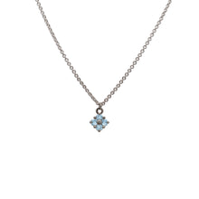 Load image into Gallery viewer, aquamarine-Lucky-Clover-Choker
