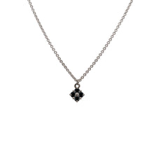 Load image into Gallery viewer, Lucky Clover Choker in Black Spinel
