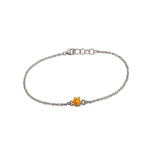 Load image into Gallery viewer, Round Citrine Bracelet in Sterling Silver
