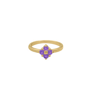 amethyst-Lucky-Clover-ring