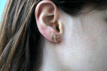 Load image into Gallery viewer, Crescent Moon Stud Earrings
