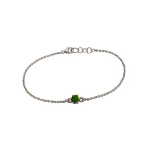 green-tourmaline-birthstone-bracelet