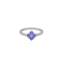 Load image into Gallery viewer, iolite-Lucky-Clover-ring
