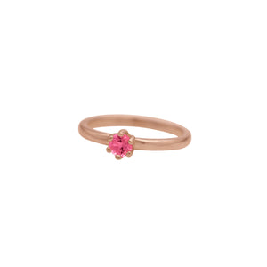 Stacking Pink Tourmaline Ring