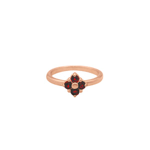 garnet-Lucky-Clover-ring