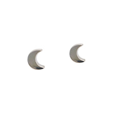 Load image into Gallery viewer, Crescent Moon Stud Earrings
