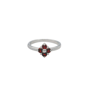 garnet-Lucky-Clover-ring
