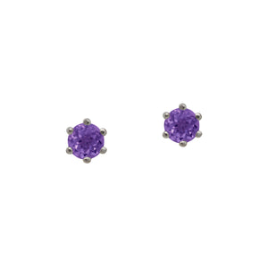    white-gold-amethyst-facated-stud